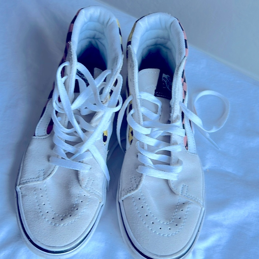 Vans yellow pink cheetah